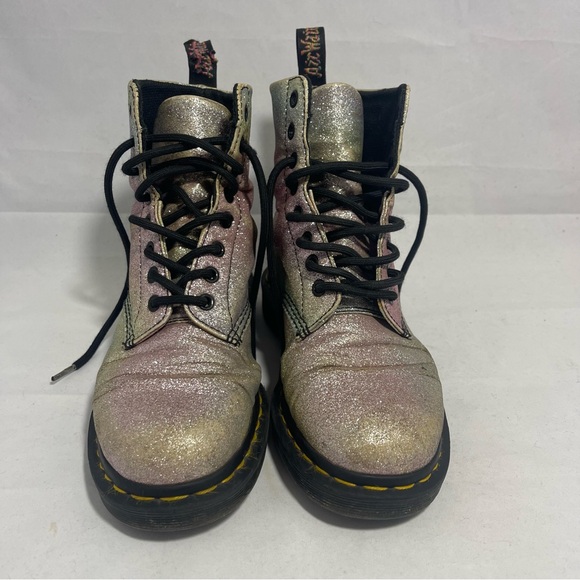 Dr. Martens | Pascal Rainbow Glitter Shimmer boots womens size 7 - Picture 10 of 10